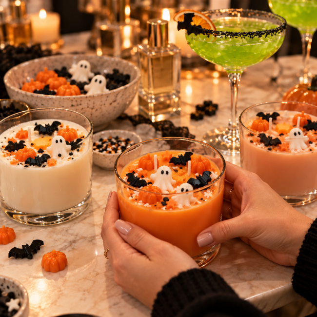 Halloween Candle Pour Party