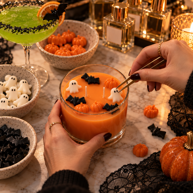 Halloween Candle Pour Party