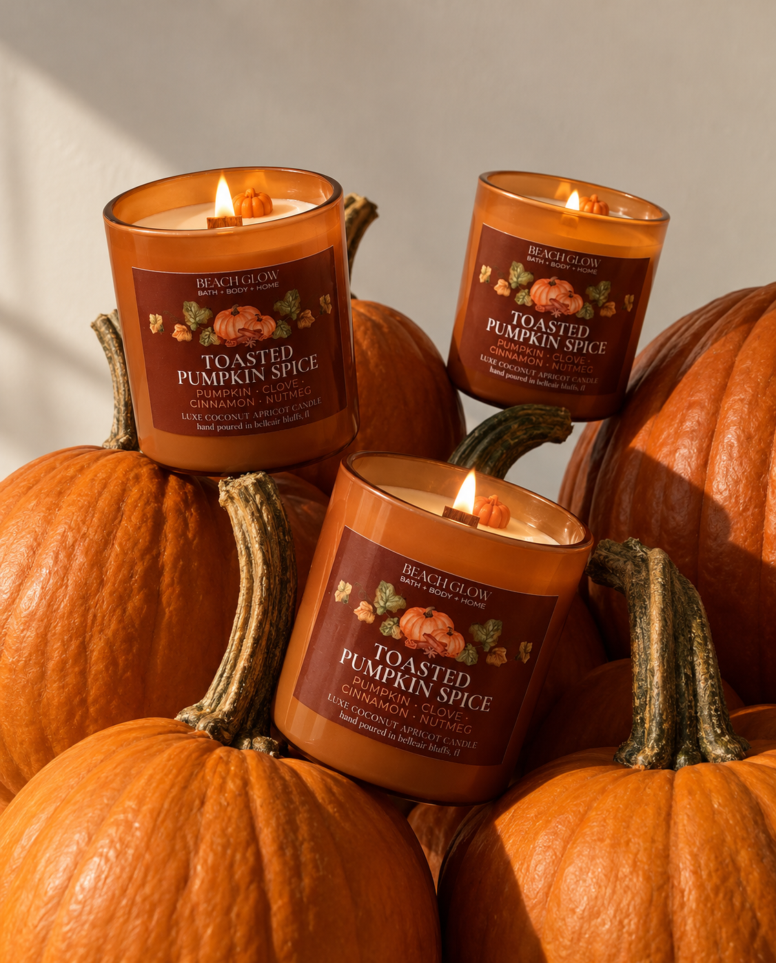 12 Oz Toasted Pumpkin Spice Fall Candle