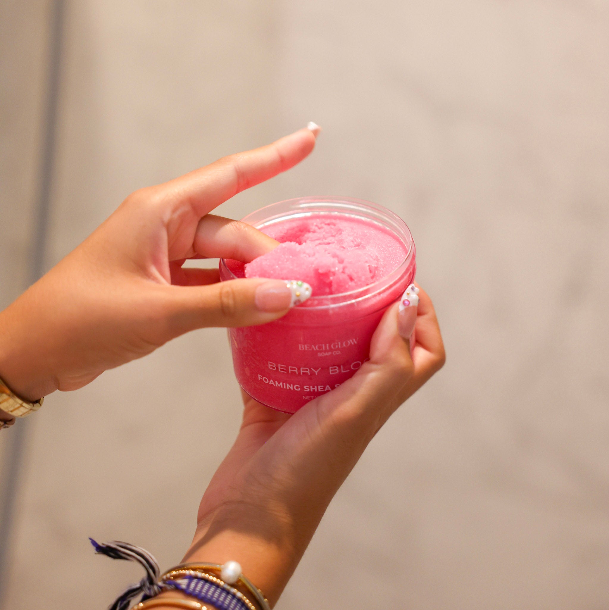 Berry Bloom Foaming Shea Sugar Scrub