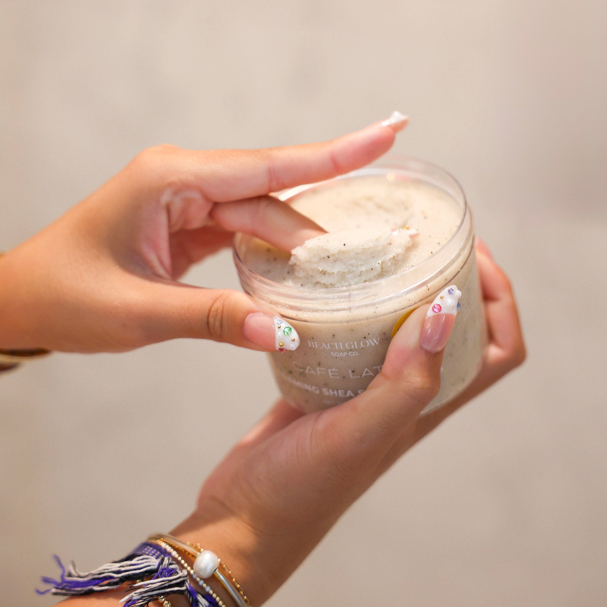 Cafe Latte Foaming Shea Sugar Scrub