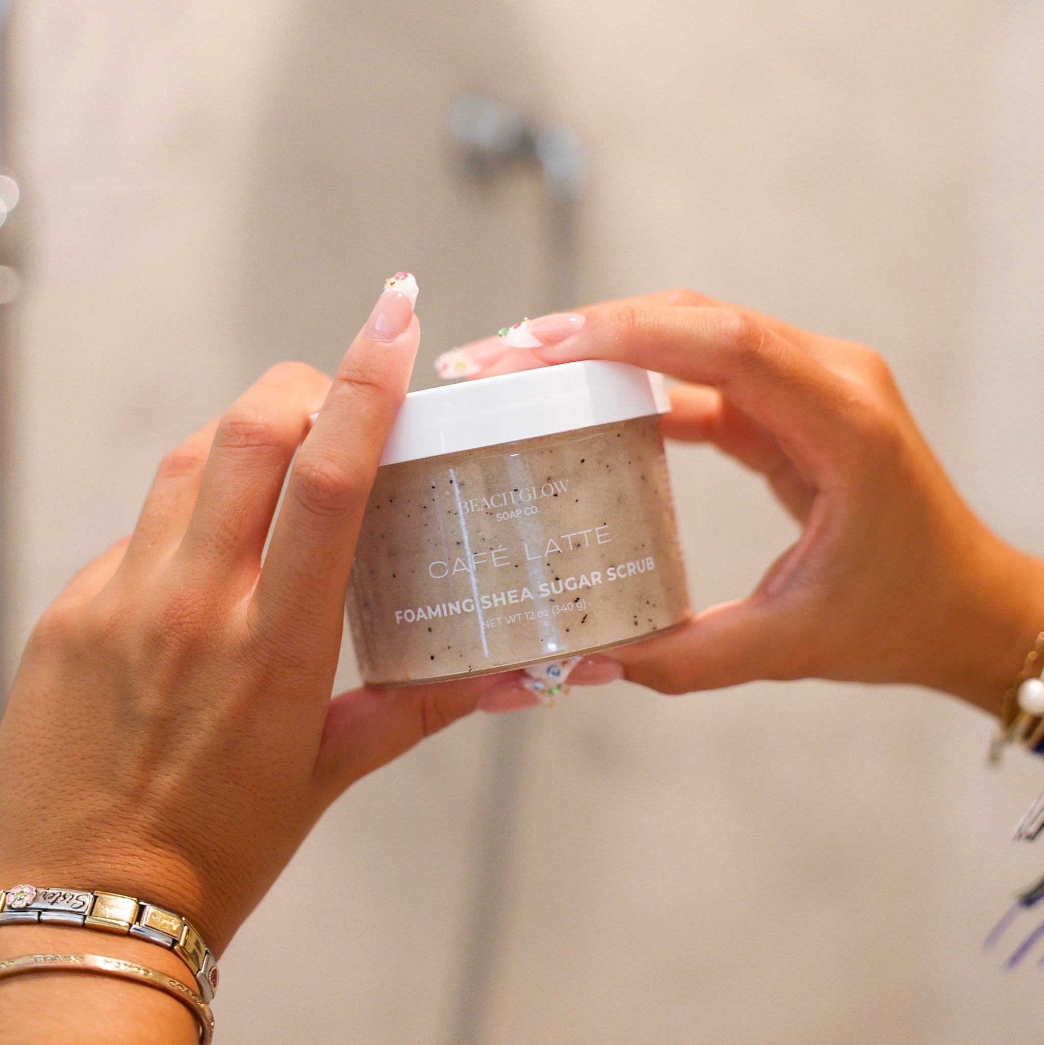 Cafe Latte Foaming Shea Sugar Scrub