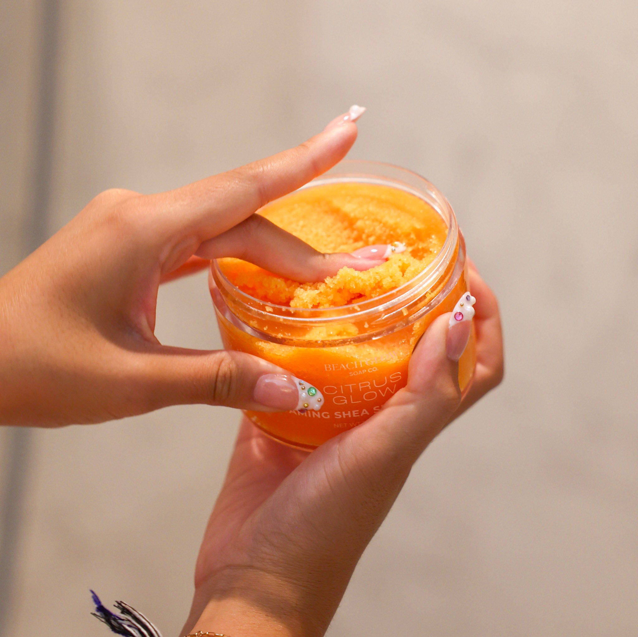 Citrus Glow Foaming Shea Sugar Scrub