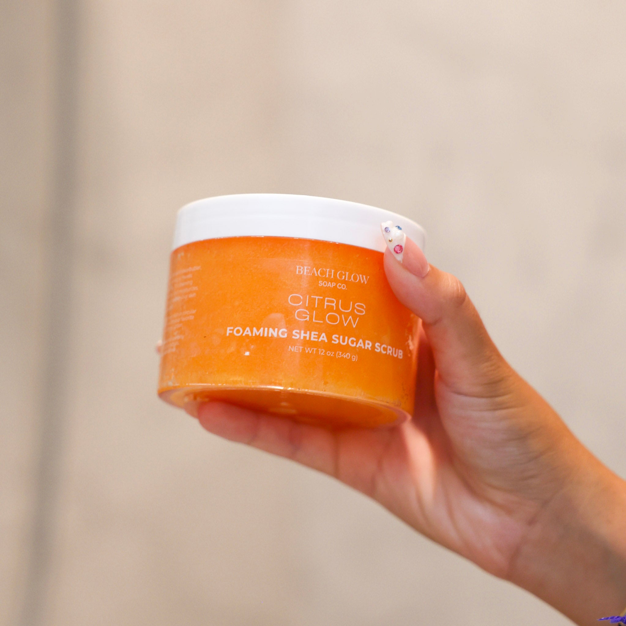 Citrus Glow Foaming Shea Sugar Scrub