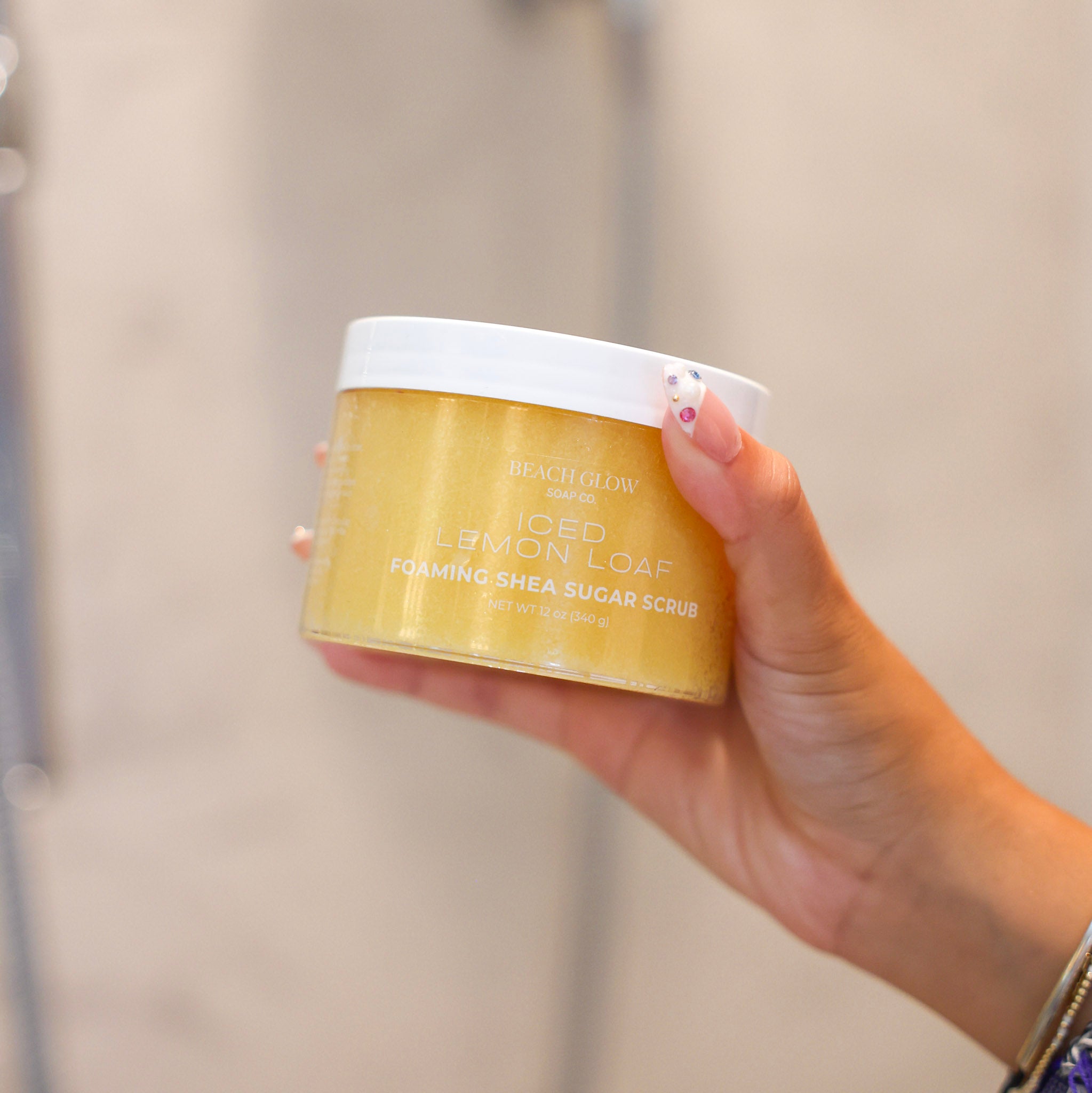 Iced Lemon Loaf Foaming Shea Sugar Scrub