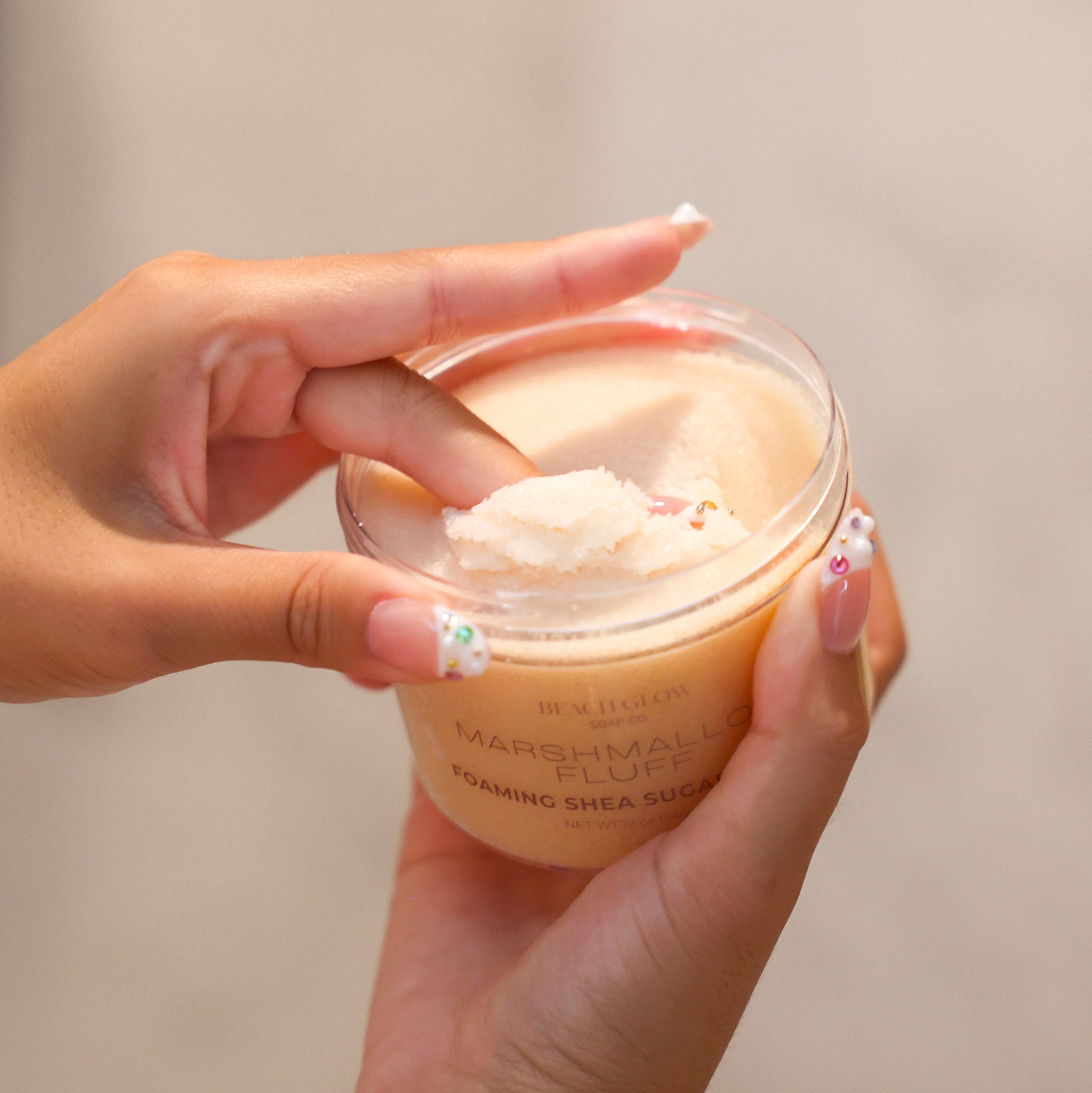 Marshmallow Fluff Foaming Shea Sugar Scrub