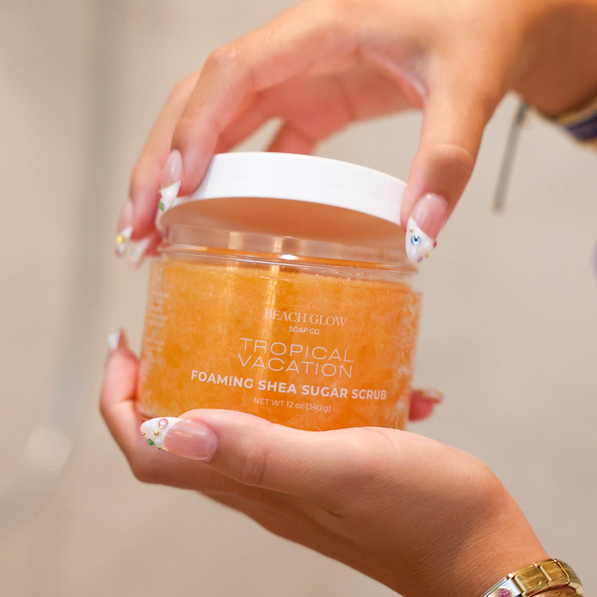 Tropical Vacation Foaming Shea Sugar Scrub