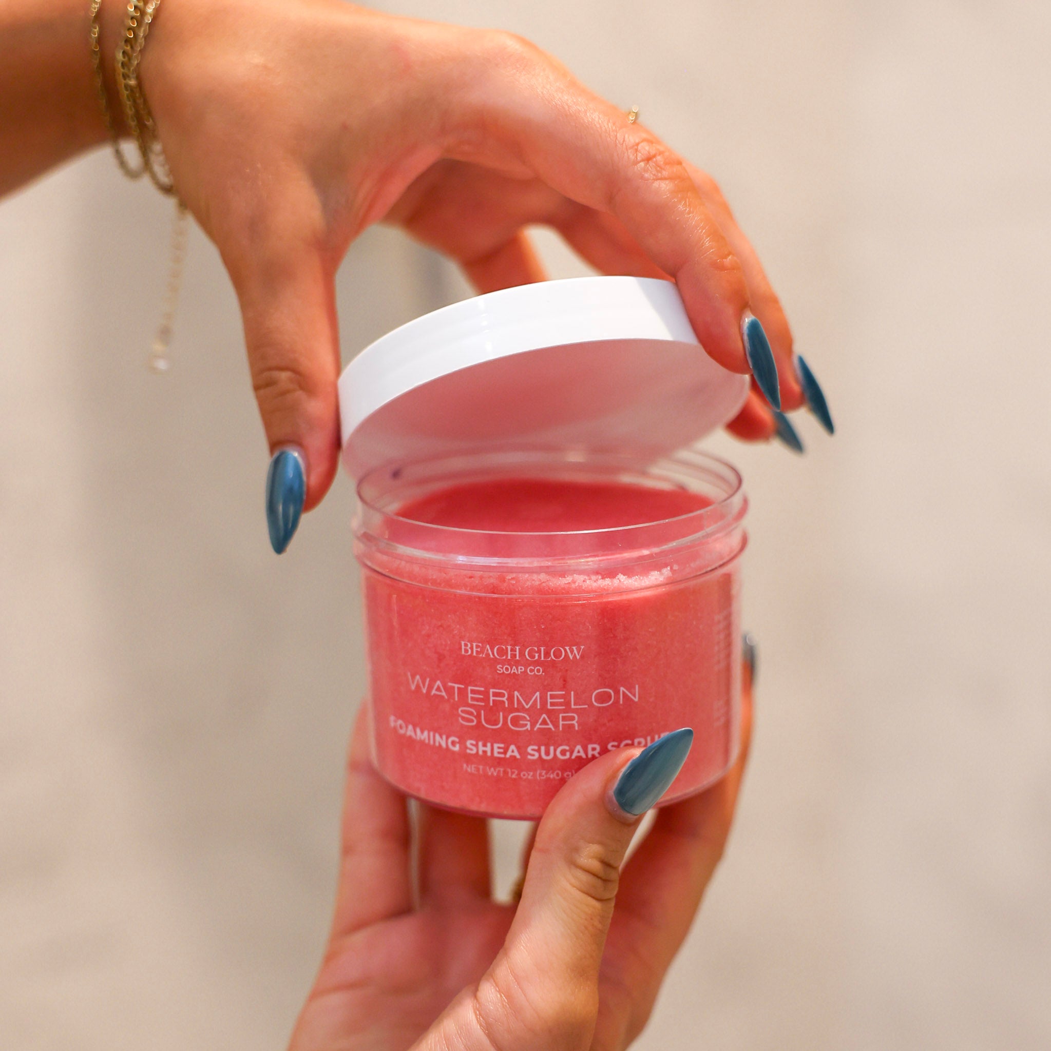 Watermelon Sugar Foaming Shea Sugar Scrub